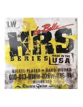 Струны для электрогитары LA BELLA HRS-LW