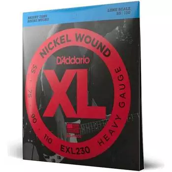 Струны для бас-гитары D'ADDARIO EXL230