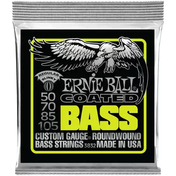 Струны для бас-гитары ERNIE BALL 3832 Coated Slinky Regular 50-105
