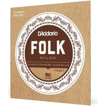 Струны для гитары D'ADDARIO EJ32