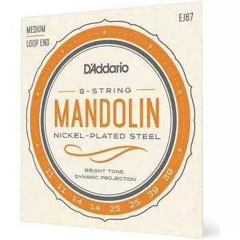 Струны для мандолины D'ADDARIO EJ67