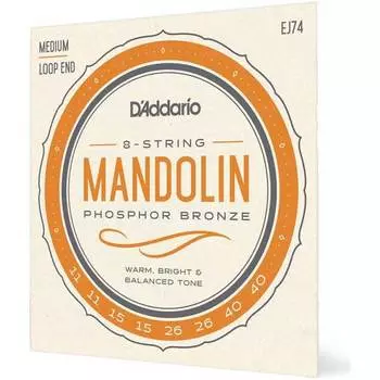 Струны для мандолины D'ADDARIO EJ74