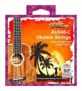 Струны для укулеле концерт ALICE AU046 -C