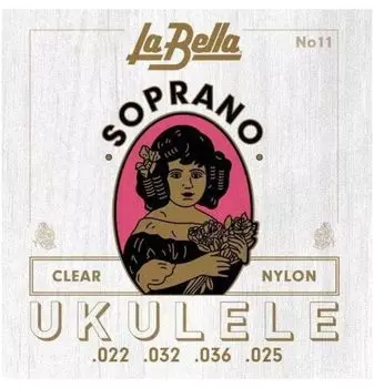 Струны для укулеле сопрано LA BELLA 11