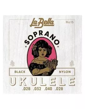 Струны для укулеле сопрано LA BELLA 15