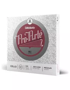 Струны для виолончели D'ADDARIO J59 3/4M