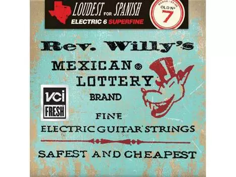 Струны Dunlop RWN0738 Rev. Willy's Lottery 7-38 для электрогитары