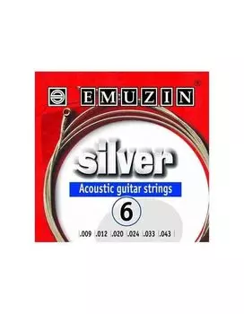 Струны EMUZIN 6А202 для акустической гитары