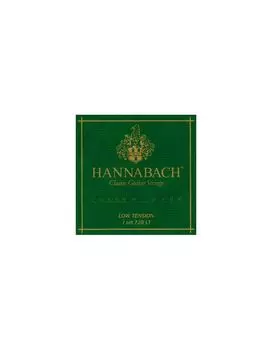 Струны Hannabach 728LT Custom Made Green нейлон для классической гитары