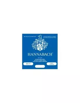 Струны Hannabach 800HT Blue SILVER PLATED800HT нейлон для классической гитары