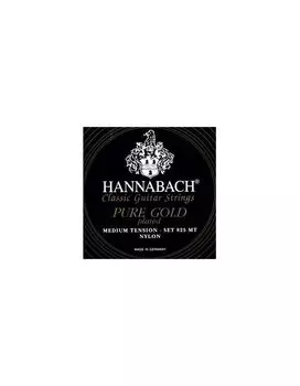 Струны Hannabach 825MT Black PURE GOLD нейлон для классической гитары