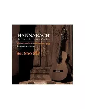 Струны Hannabach 890MT12 KINDER GUITAR SIZE нейлон для классической гитары 1/2