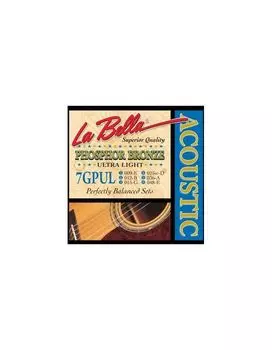 Струны La Bella 7GPUL Phosphor Bronze 9-48 фосфорная бронза для акустической гитары