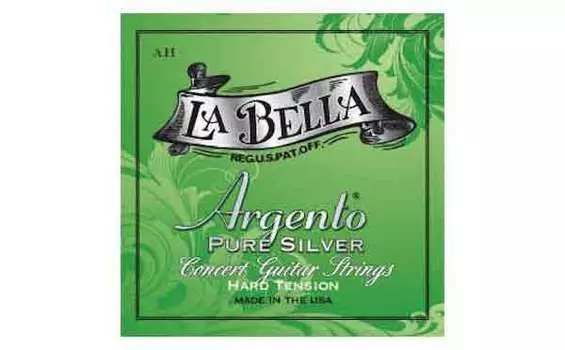 Струны La Bella AH Argento PURE SILVER для классической гитары