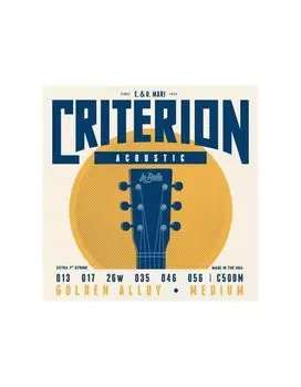 Струны La Bella C500M Criterion 13-56 бронза для акустической гитары