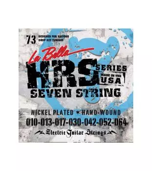 Струны La Bella HRS-73 010-064 для 7-ми струнной электрогитары