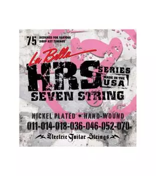 Струны La Bella HRS-75 011-070 для 7-ми струнной электрогитары