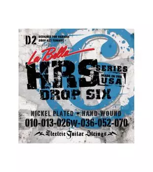 Струны La Bella HRS-D2 010-070 для электрогитары