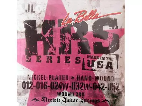 Струны La Bella HRS-JL Hard Rockin Steel 12-52 для электрогитары