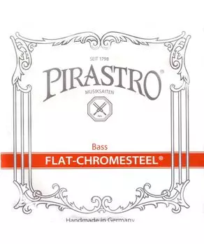 Струны Pirastro 342020 Flat-Chromesteel ORCHESTRA для контрабаса размером 3/4