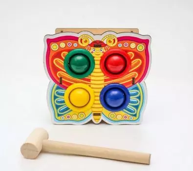 Стучалка WOODLANDTOYS 115301 Бабочка