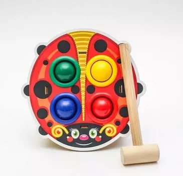 Стучалка WOODLANDTOYS 115303 Божья коровка