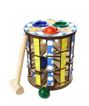 Стучалка WOODLANDTOYS 140202 Башенка. Самолеты