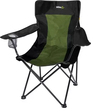 Стул "Премиум 6" складной черный хаки (85*54*93,5см) ПСП6