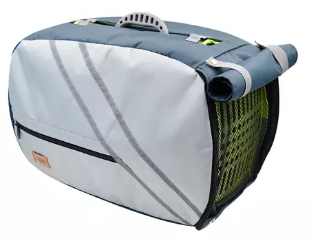 Сумка-чехол на пластиковую переноску «Турне», оксфорд, светоотраж. полосы 50*35*25 см 54011