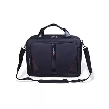 Сумка деловая BRAUBERG Business, 32х41х15 см, отделение для планшета и ноутбука 15,6, ткань, черная, 240389