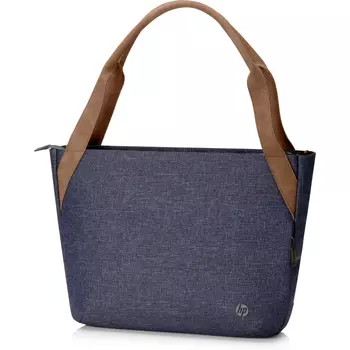 Сумка для ноутбука HP 14" RENEW Tote синий/коричневый пластик (1A217AA)