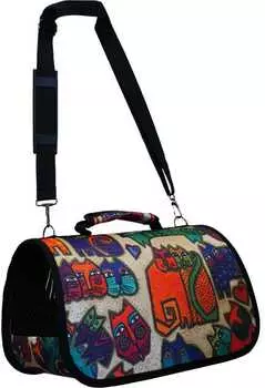 Сумка-кофр для животных "Коты" 50*25*28 см 55086