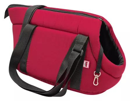 Сумка-переноска для животных поплин №1 33*20*18 см бордо 551411