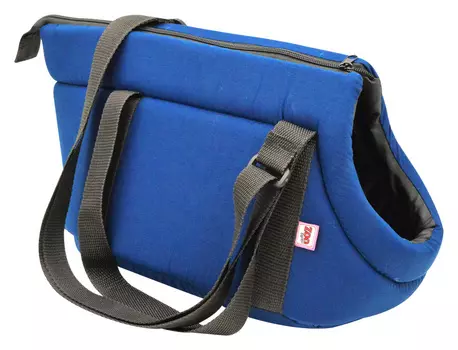 Сумка-переноска для животных поплин №2 38*22*22 см темно-синий 551422