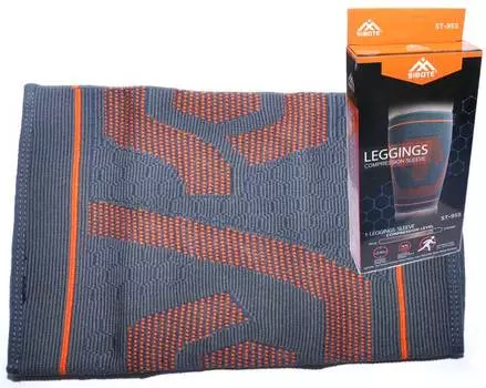 Суппорт бедра эластичный SIBOTE ST-955 L Серо-оранжевый