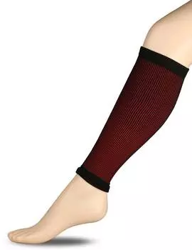 Суппорт голень-икра эластичный RSC ЛВ7-02 M Черно-красный