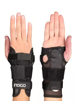 Суппорт кисть-запястье (шина) INDIGO IN271 Универсальный Черный