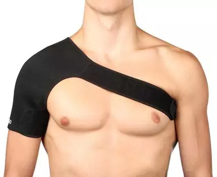 Суппорт плеча неопреновый INDIGO правый IN204 Универсальный Черный