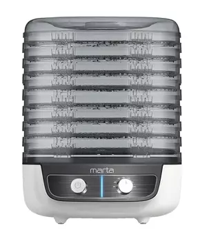 Сушилка для овощей и фруктов MARTA MFD-8083PS темный обсидиан
