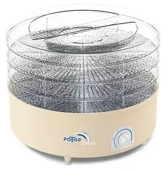 Сушка для овощей и фруктов Ротор Дива СШ-007-07 3 поддона прозрачный