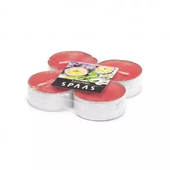 Свеча АРОМА МАКСИ ЧАЙНЫЕ 4шт Тропический восторг (10ч) SPAAS