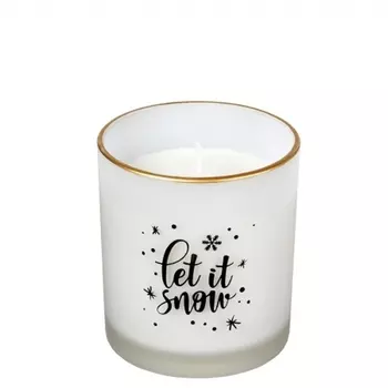 Свеча ароматизированная Let it snow Winterfrost SPAAS