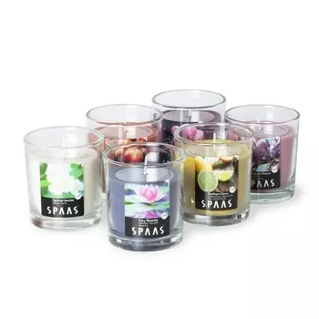 Свеча в стакане 25ч в ассортименте SPAAS