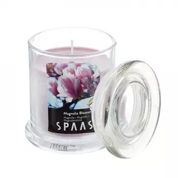 Свеча в стакане АРОМА ПРЕМИУМ Цветущая магнолия 9/11см (60ч) SPAAS