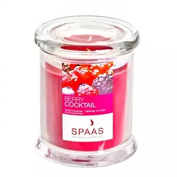 Свеча в стакане АРОМА ПРЕМИУМ Ягодный коктейль 9/11см (60ч)