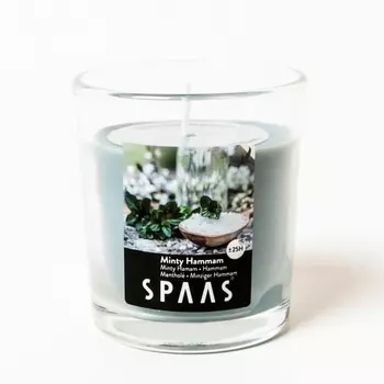 Свеча в стакане Мятный хаммам (25ч)