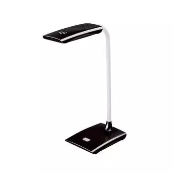Светильник настольный SONNEN TL-LED-004-7W-12 на подставке, СВЕТОДИОДНЫЙ, 7Вт, 12LED, ЧЕРНЫЙ, 235542