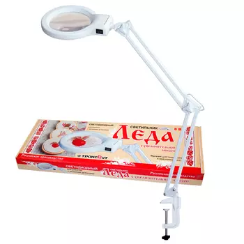 Светильник настольный Трансвит Leda (LEDA-C20-035) белый