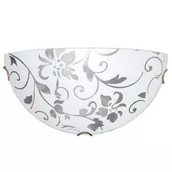 Светильник НББ 21-60 Эрика 300/2 М19 1х60Вт E27 IP20 матовый бел./клипса зол. (инд. упак.) Элетех 1005204376