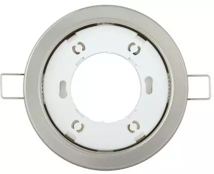 Светильник встраиваемый под лампу GX53 хром матовый ИЭК LUVB0-GX53-1-K27